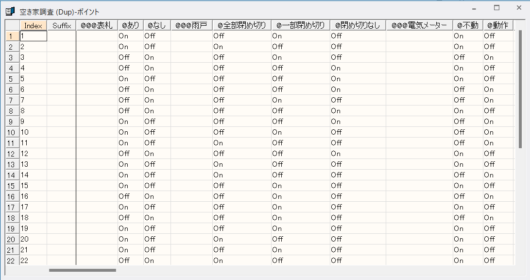 現地調査結果